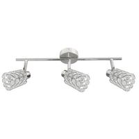 STRAHLER 93-00101 YORK - Chromfarben/Transparent, KONVENTIONELL, Glas/Metall (55/8/17cm)