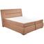 Postel Boxspring Penna - hnědá, Konvenční, textil (180/200cm)
