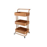 SERVIERWAGEN DANAO - Kupferfarben, Basics, Metall (43/32/86cm) - Echtwerk