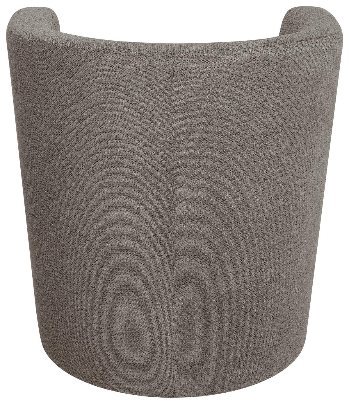 Koktailové kreslo PAUL, mokka tkanina GLOW - čierna/mokka, Konventionell, kompozitné drevo/textil (70/76/64cm) - P & B