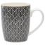 Kaffeebecher 8,5 cm - Goldfarben/Schwarz, KONVENTIONELL, Keramik (8,5/10,2cm)