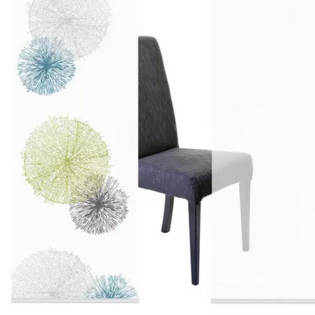 Flächenvorhang 5-tlg. Rawlins B: 60 Cm, Grün - Grün, Basics, Textil (60/245cm)