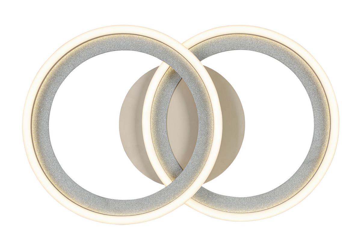 STROPNÉ LED SVIETIDLO KRISTA - piesková/šampanská, Modern, kov/plast (53,5/33,5/7,5cm) - Mömax