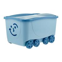 Box s víkem KIDS - světle modrá, Konvenční, plast (58/39/32cm) - Based