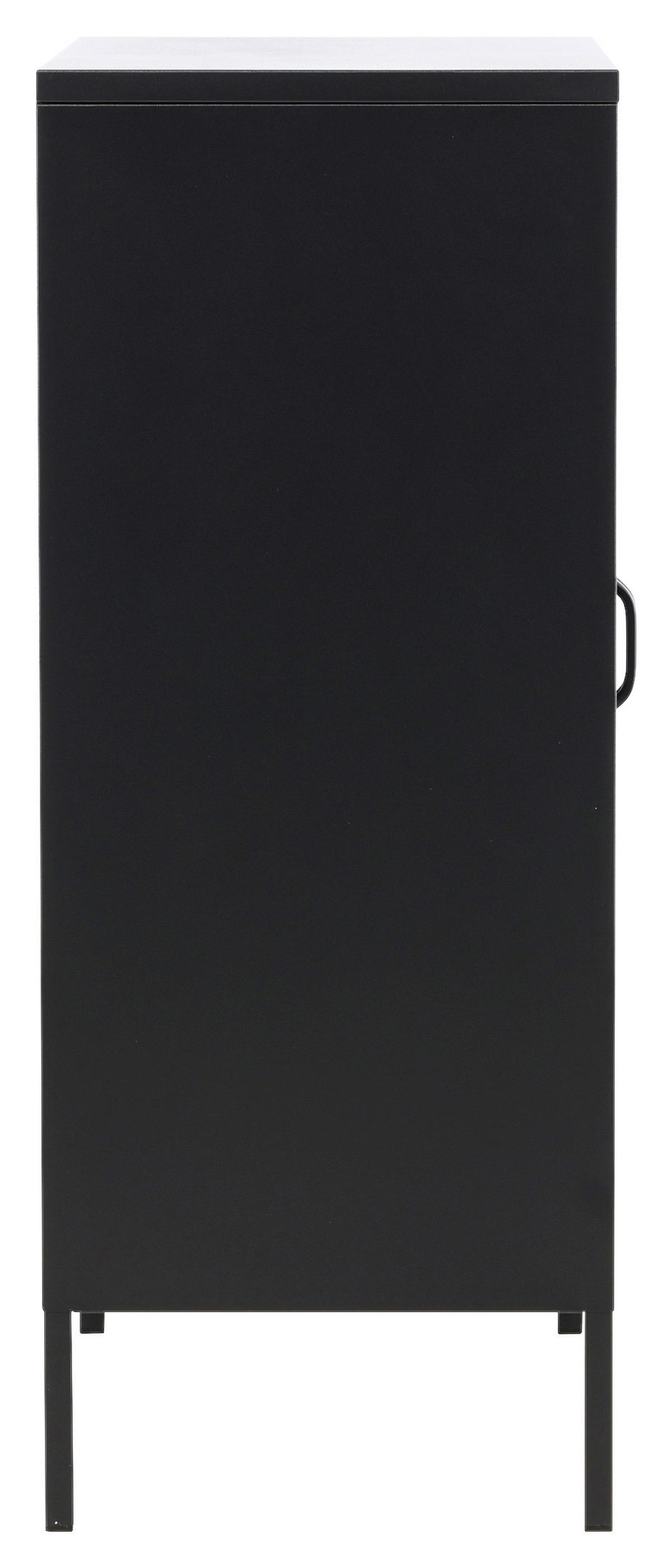 Sideboard Misha - Schwarz, Design, Metall (80/101.5/40cm) - Livetastic