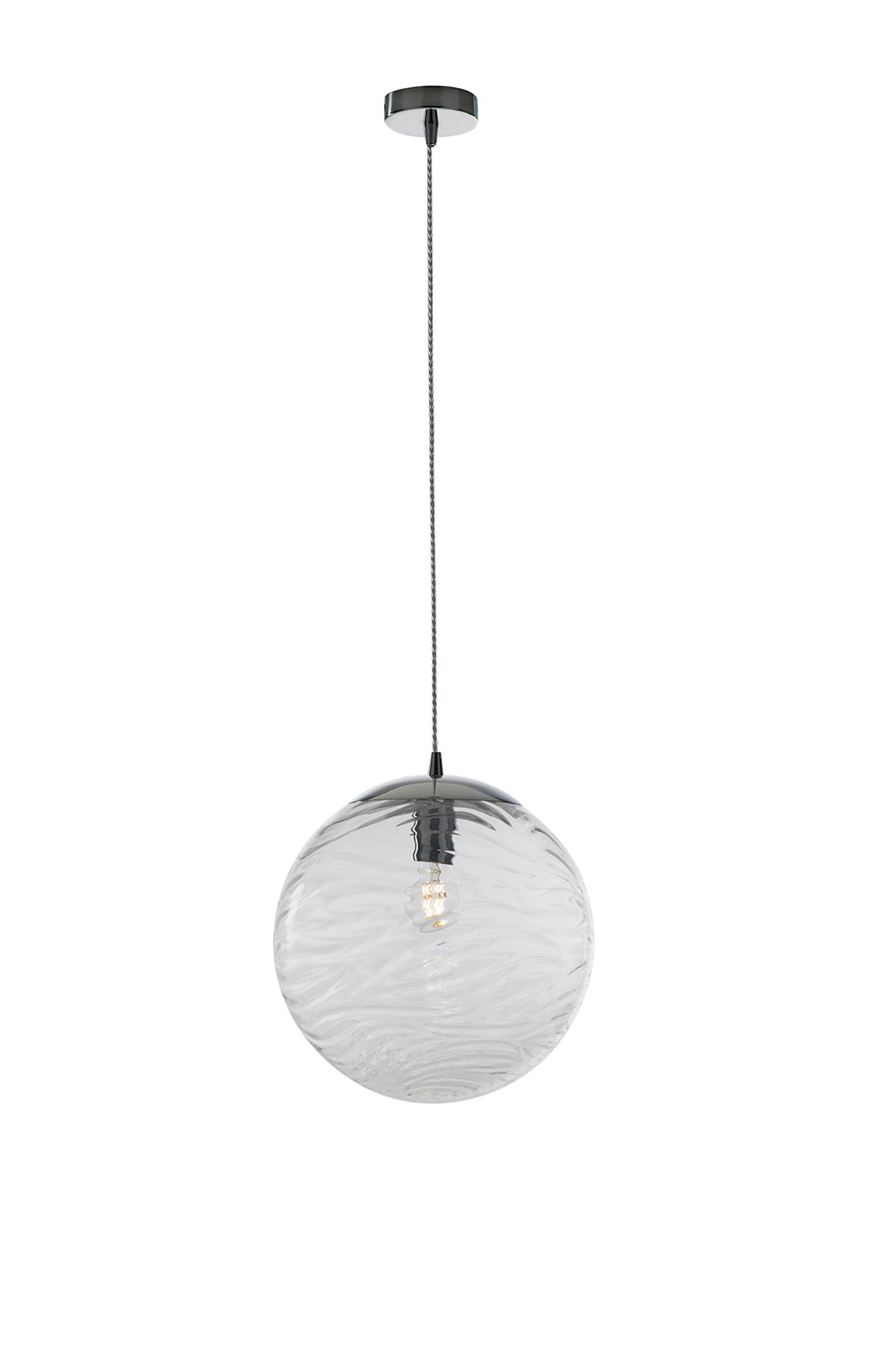 Hängeleuchte I-Nereide-G-S1 Tr - Transparent, KONVENTIONELL, Glas (33/33,4cm)