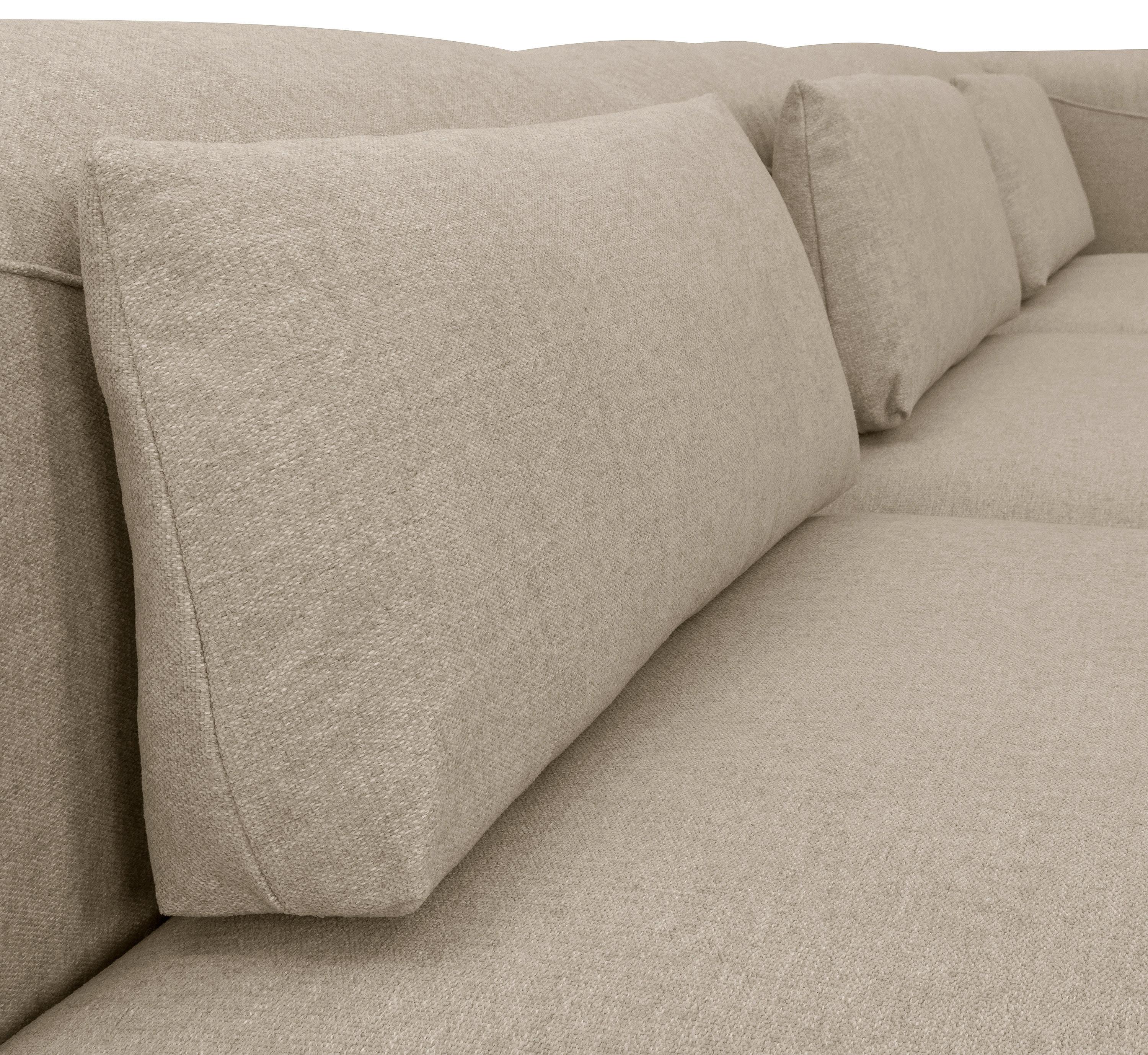 Rückenkissen Lena 60x25cm Creme - Creme, Design, Textil (60/25/12cm) - Max Winzer