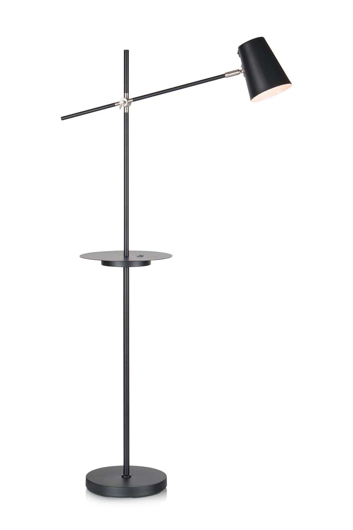 Stehleuchte Linear - Schwarz, Basics, Metall (65/28/144cm) - Markslöjd