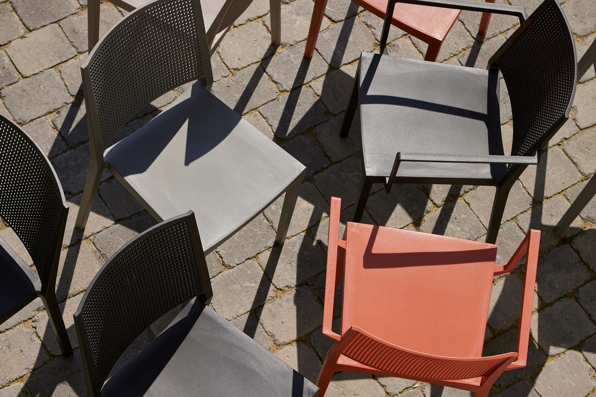 Stapelstuhl T20097 - Rot, Basics, Kunststoff (46/80/56cm) - Siena Garden