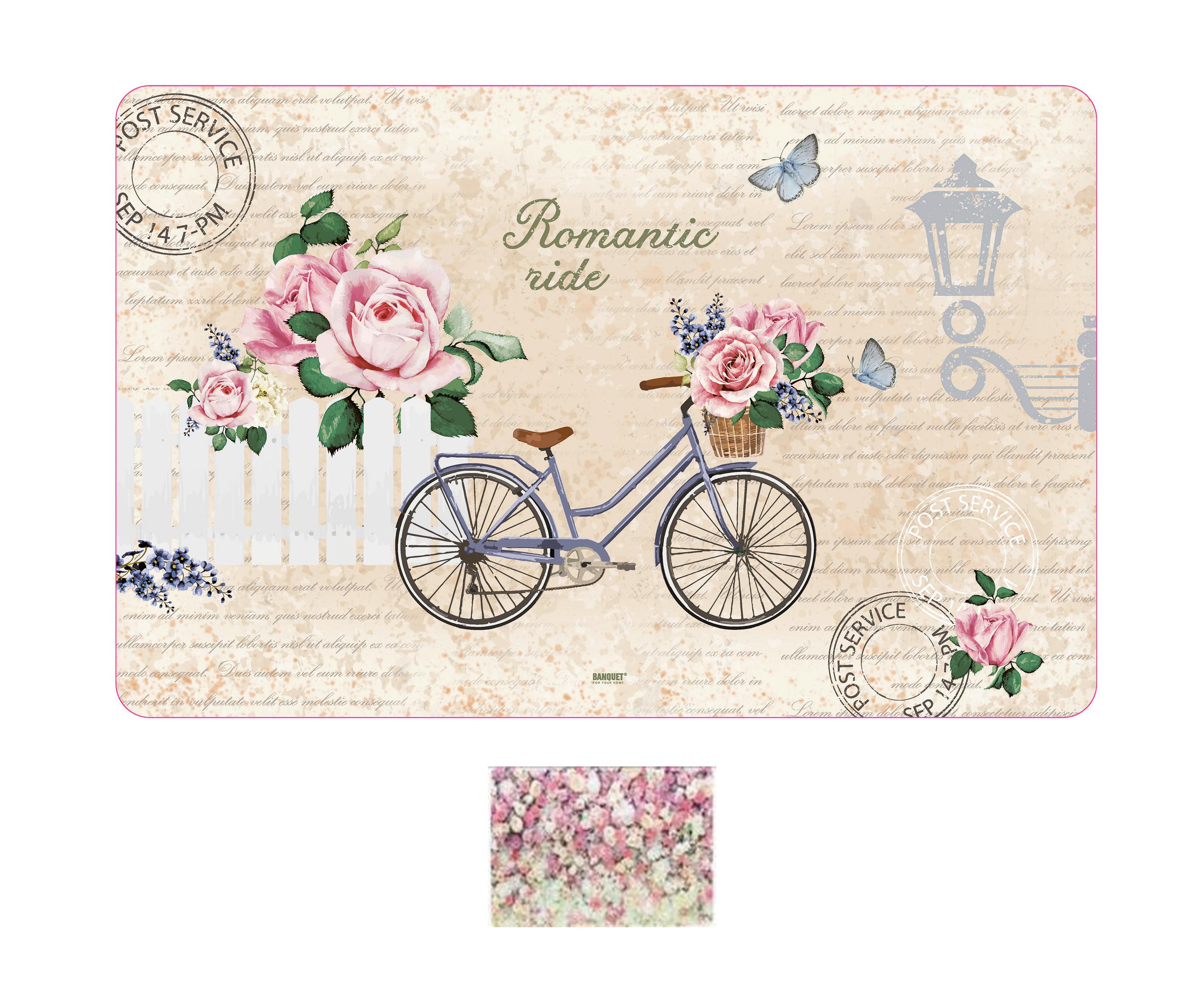 Prestieranie FLOWERS 43 X 28 CM - Basics, plast (0.04/28/43.5cm)