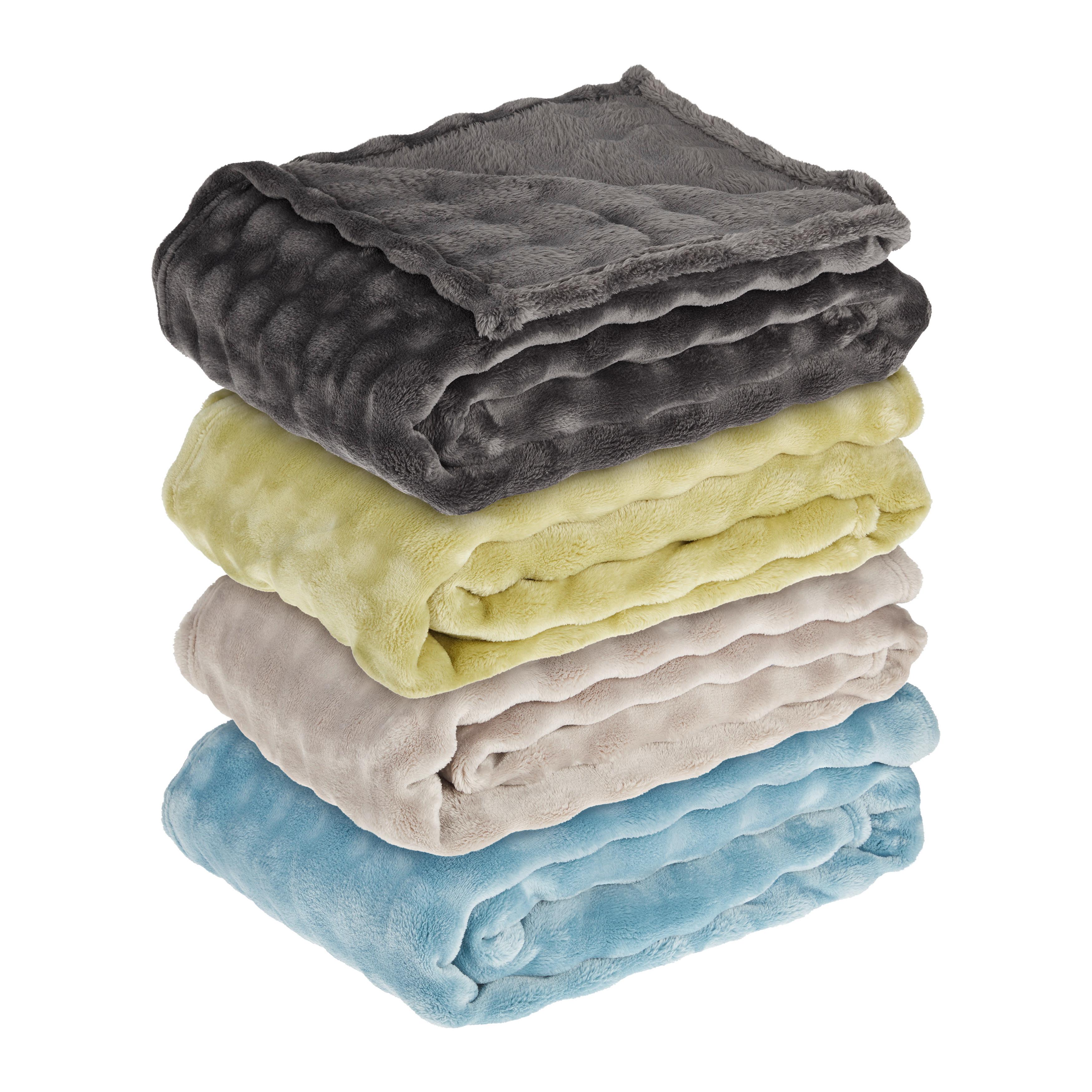 Kuscheldecke Elisabetha - Anthrazit, MODERN, Textil (150/200cm) - Luca Bessoni