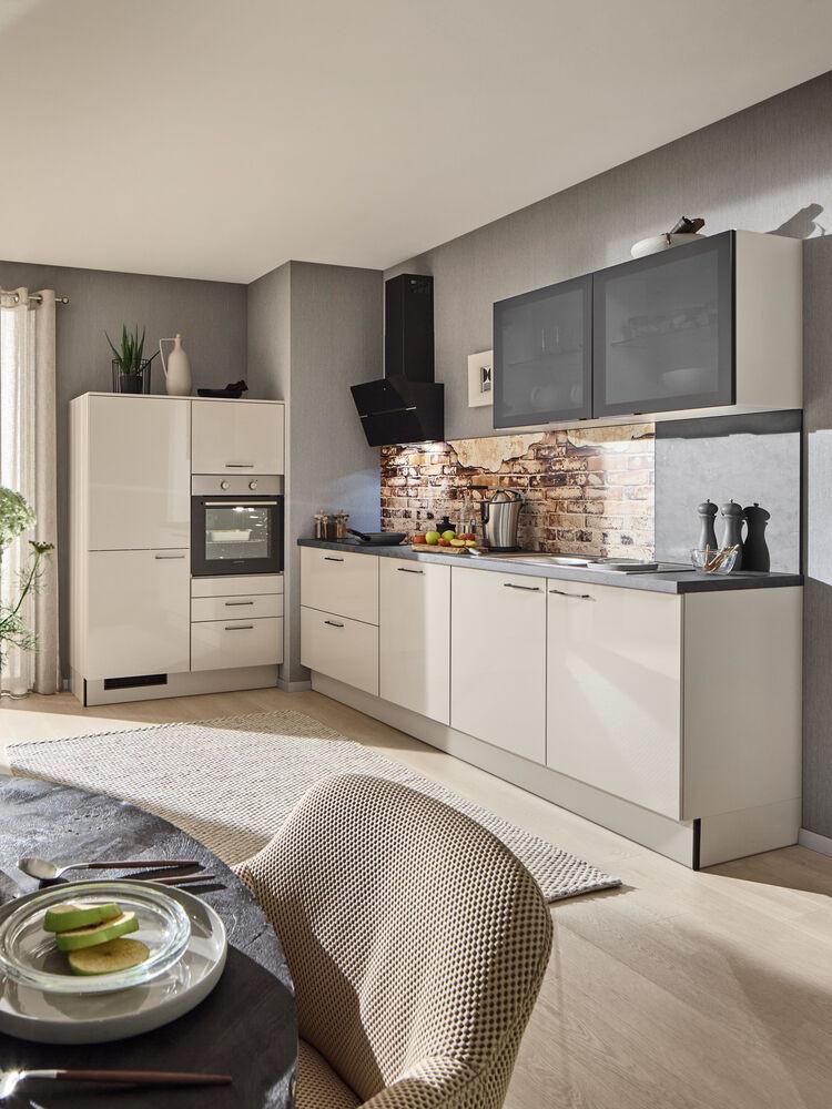 Einbauküchen Pn 210 Frei Planbar Modernes Design - Holzwerkstoff - Pino