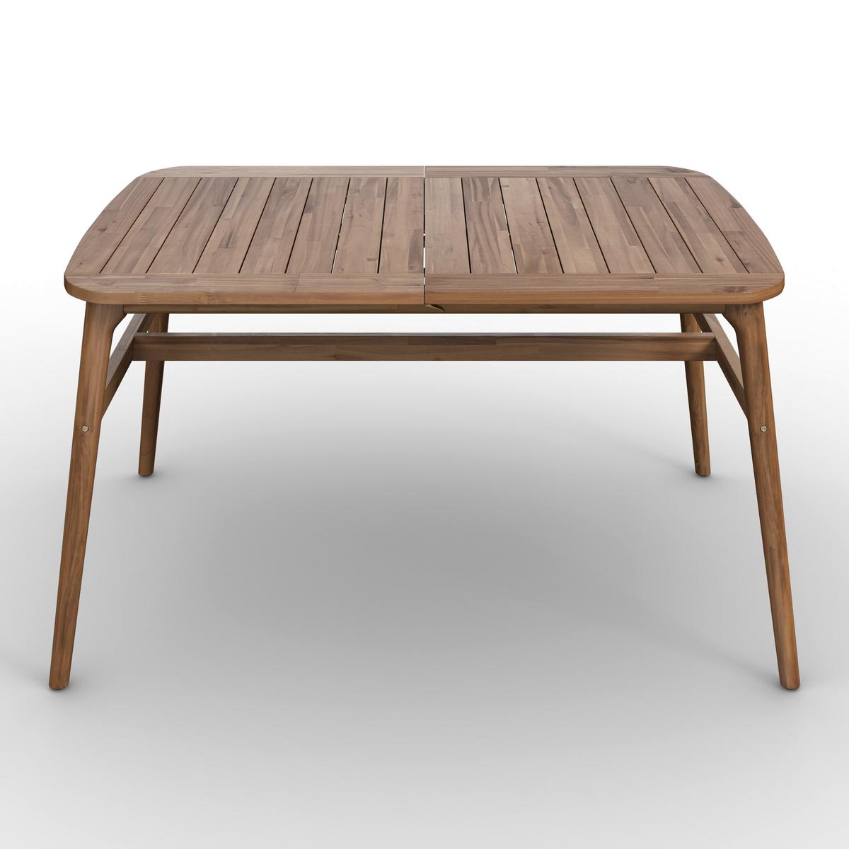 ZAHRADNÍ STŮL NICOLA - barvy vlašských ořechů, Moderní, dřevo (160-200/100/76cm) - Bessagi Garden