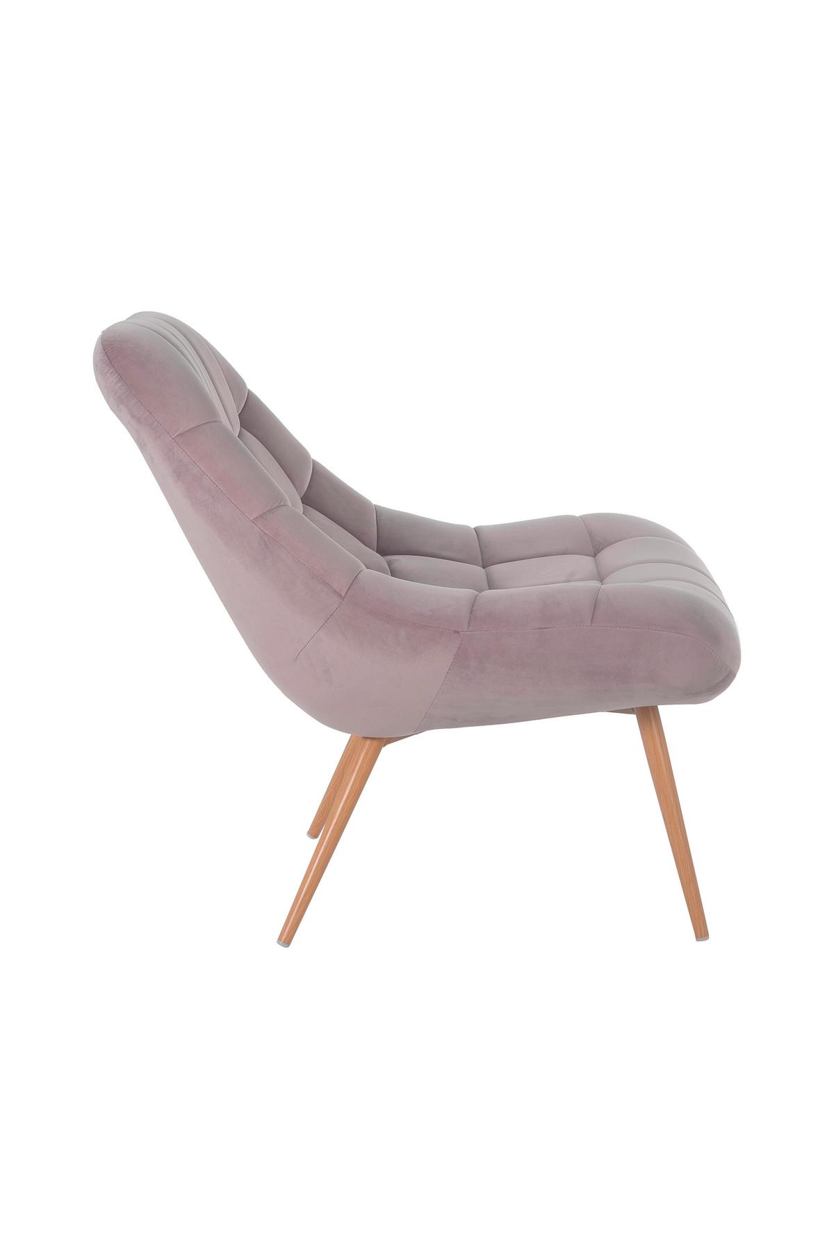 Xxl-sessel Rosa, Naturfarben B: 76 Cm - Naturfarben/Rosa, MODERN, Textil (76/85,6/85,6cm) - Livetastic