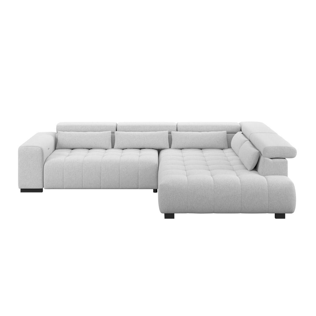 Ecksofa Matera Hellgrau S: 311x226cm