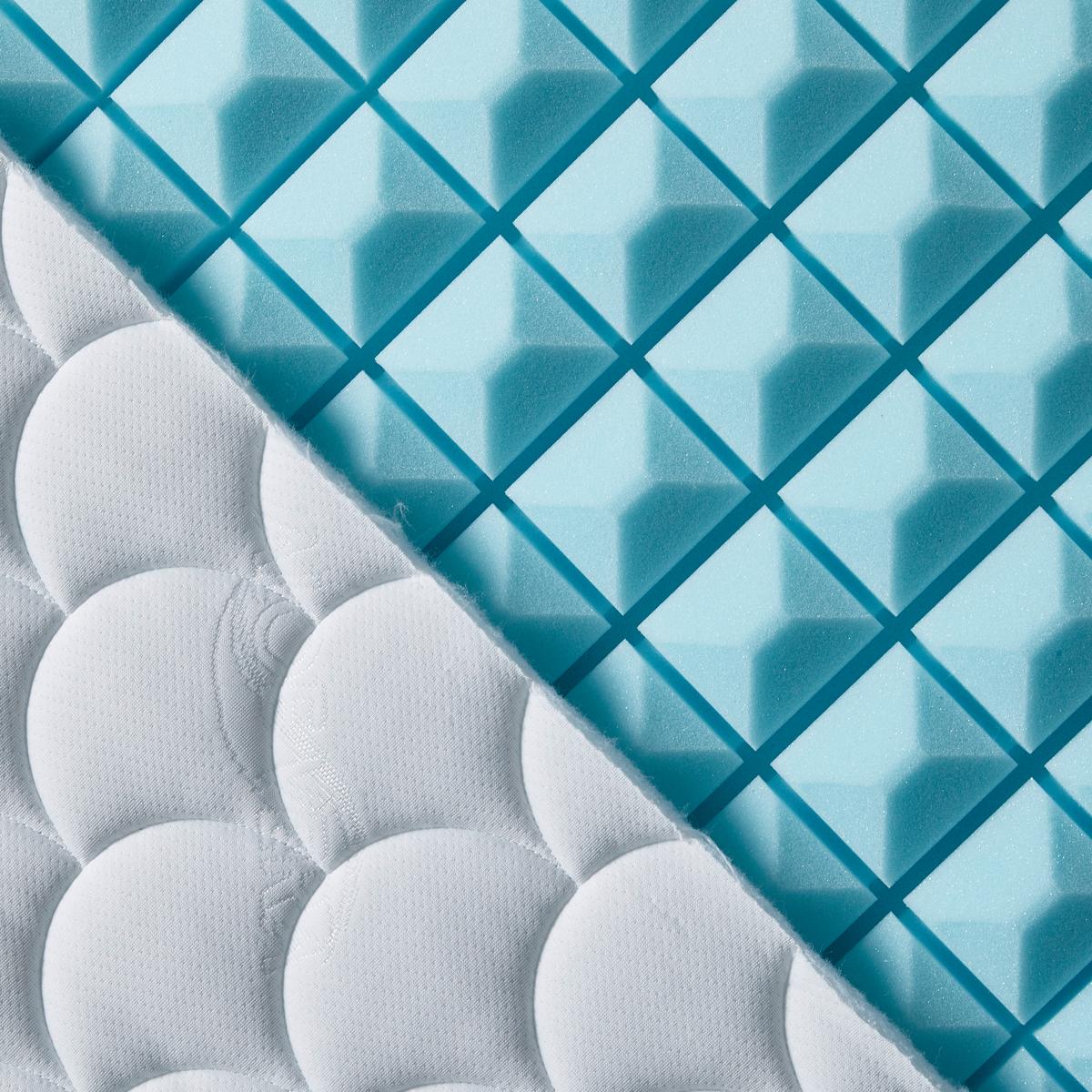 Taschenfederkernmatratze Kairo 200x200 Cm H2/h3 H: 23 Cm - Weiß, Textil (200/200cm)