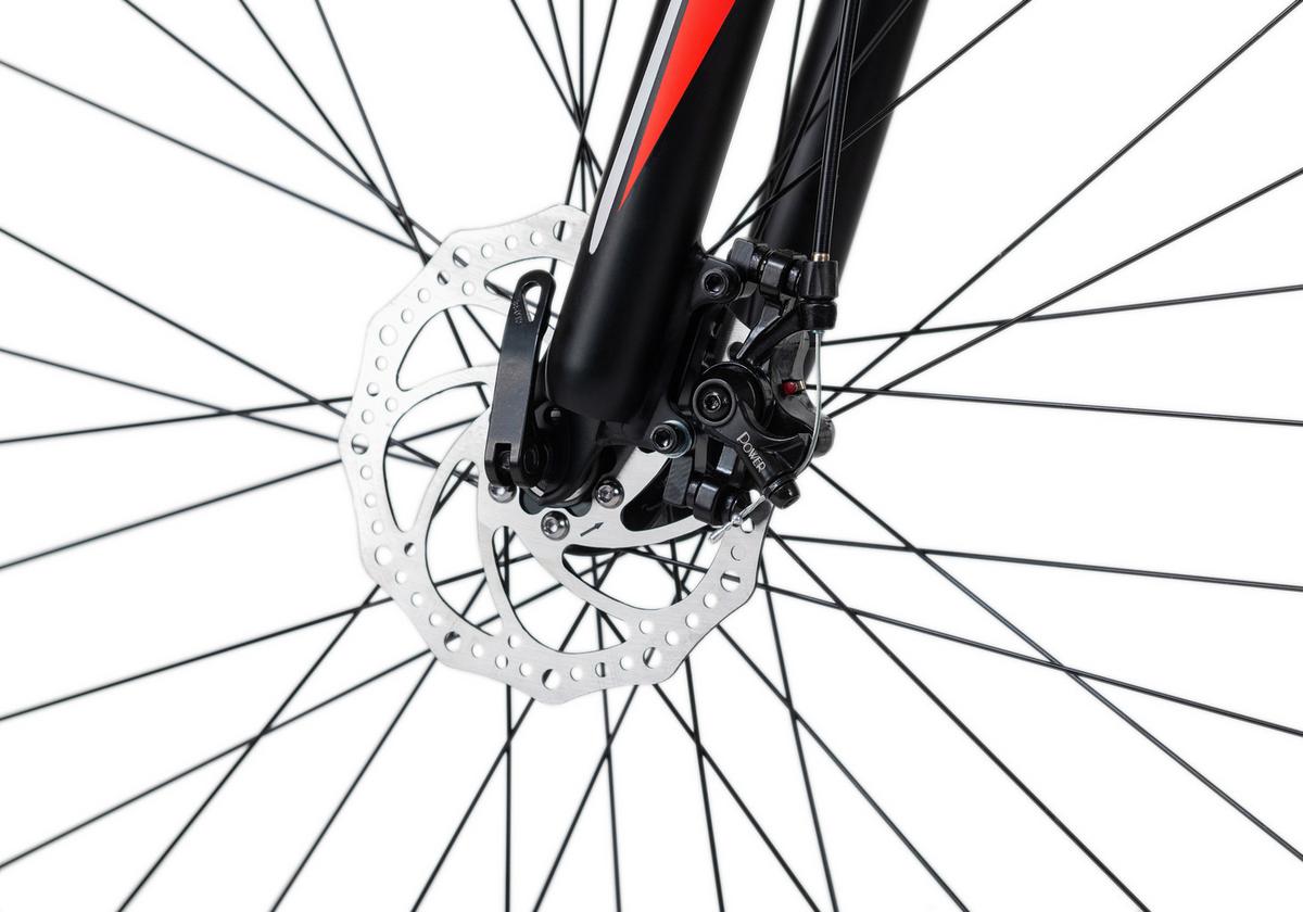 Mountainbike Hardtail 27,5 Zoll Morzine 21 Gänge - Rot/Schwarz, Basics, Metall (139/76/21cm) - KS Cycling