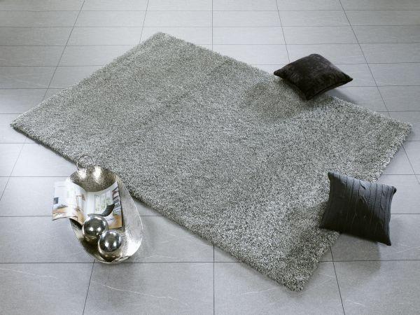 Hochflorteppich Fantasy Shaggy - Grau, Basics, Textil (80/150cm) - Novel
