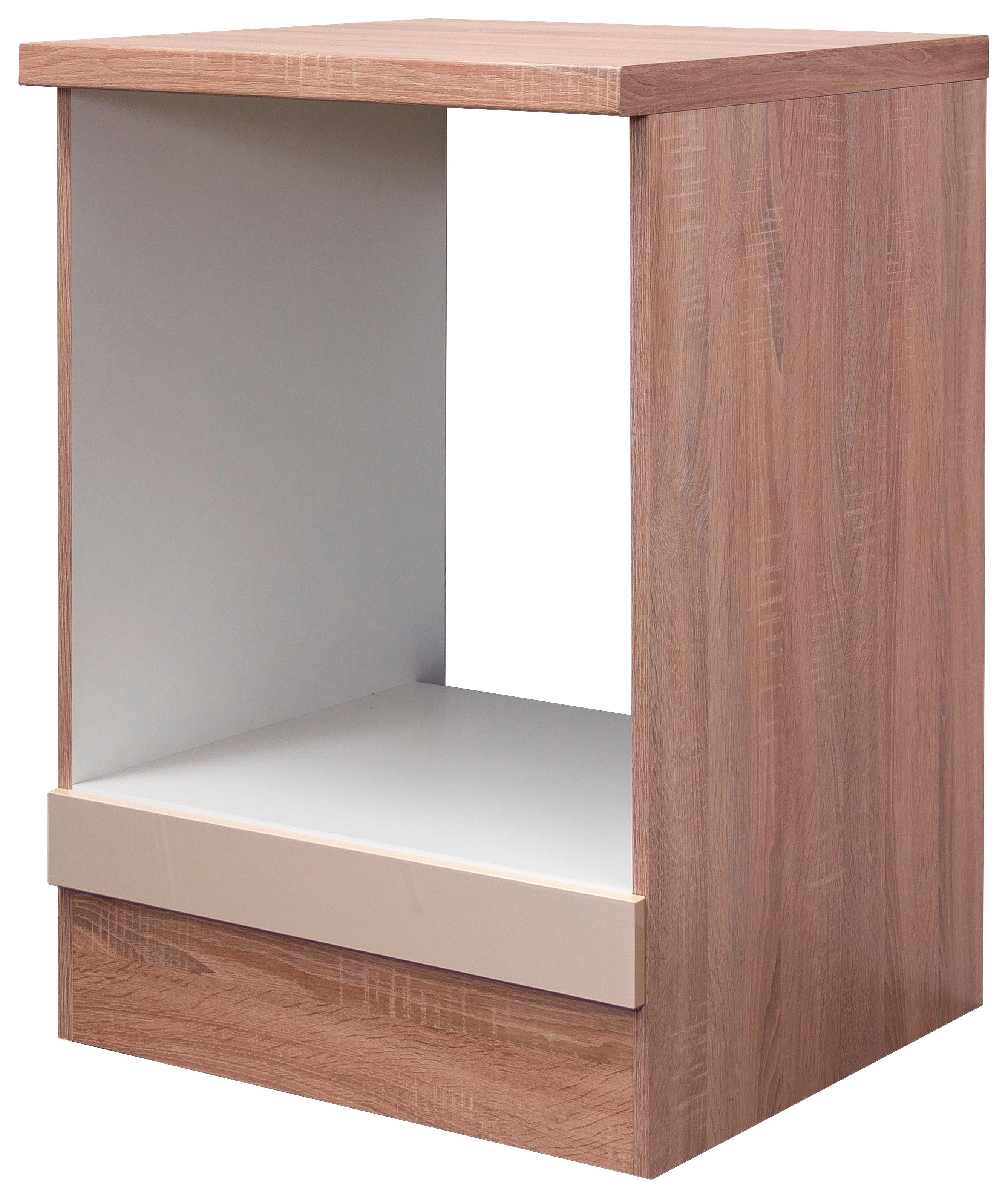 Skříňka na sporák NEPAL HU 6 - Sonoma dub/kašmírová, Moderní, kompozitní dřevo (60/86/60cm) - MID.YOU