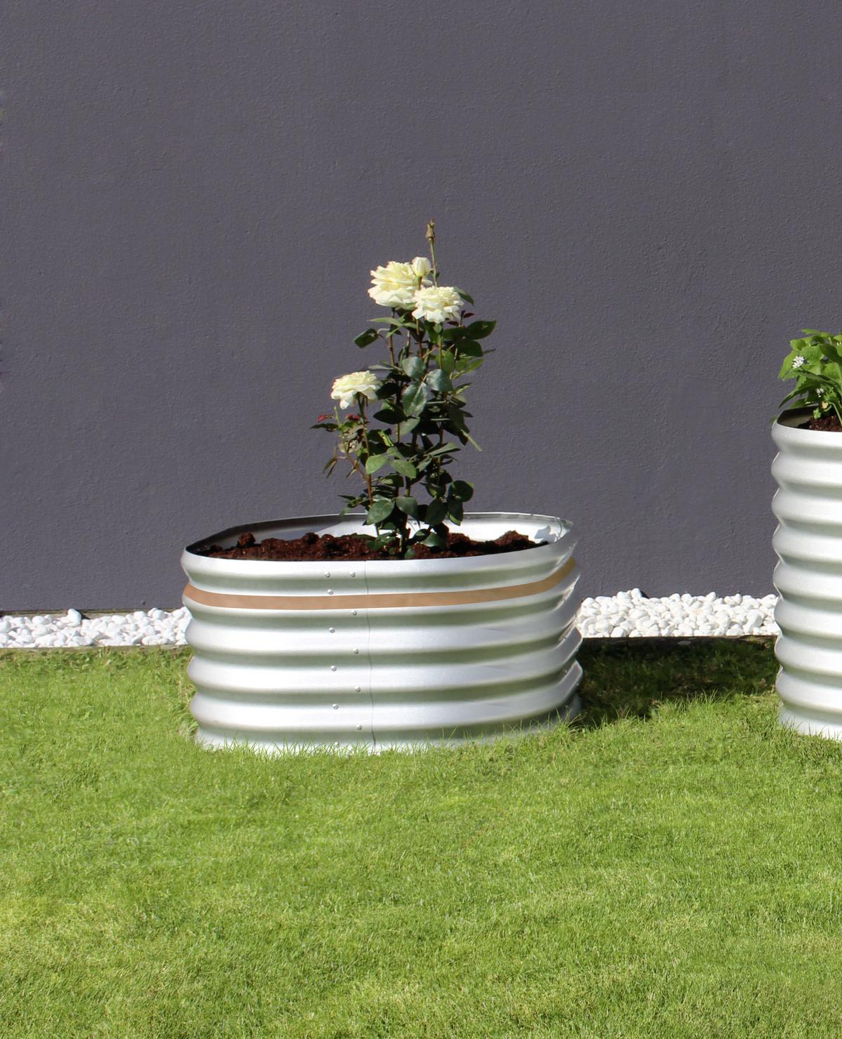Hochbeet Vita 401 B/H/T: 82,1x40,1x82,1 cm - Alufarben, Basics, Metall (82,1/40,1/82,1cm)