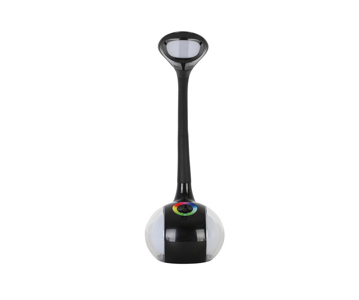 LED LAMPA NA PÍSACÍ STÔL NIHAT1 - priehľadné/čierna, Modern, kov/plast (max 30/13,5/max 53cm) - Mömax