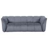 Bigsofa Sabea Petrol B: 220 cm - Petrol/Schwarz, KONVENTIONELL, Textil (220/67/106cm) - MID.YOU