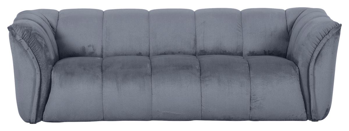Bigsofa Sabea Petrol B: 220 Cm - Petrol/Schwarz, KONVENTIONELL, Textil (220/67/106cm) - MID.YOU