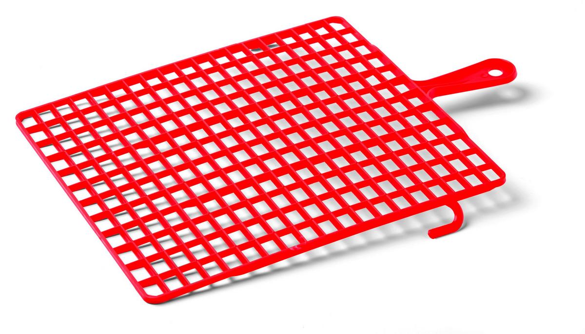 Abstreifgitter S40420 Abstreifgitter - Rot, Basics, Kunststoff (32,3/23,5/2,2cm) - SCHULLER Eh klar