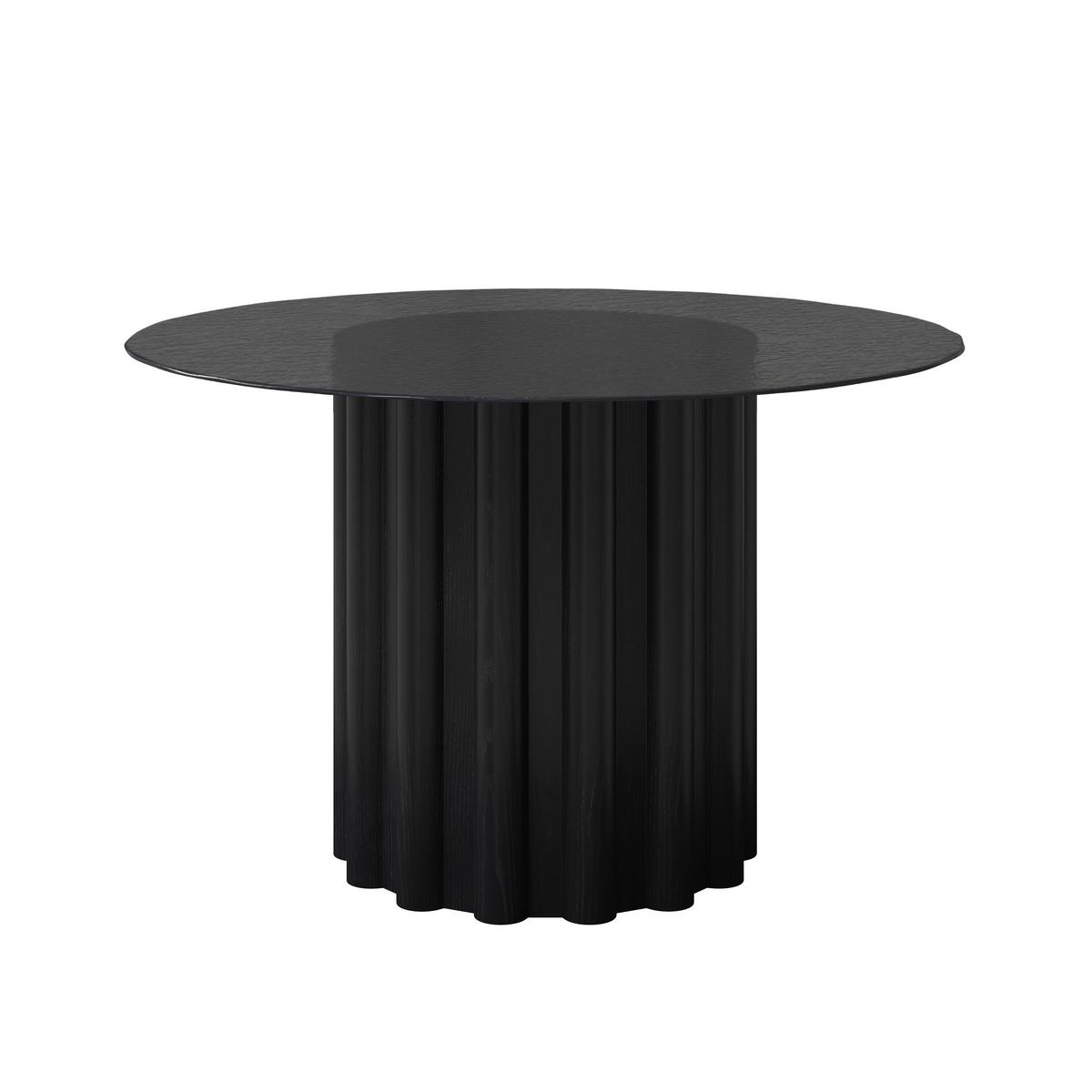 Jídelní stůl Zelia, P: 120  cm - černá, Moderní, dřevo/kompozitní dřevo (120/75/120cm) - Bessagi Home