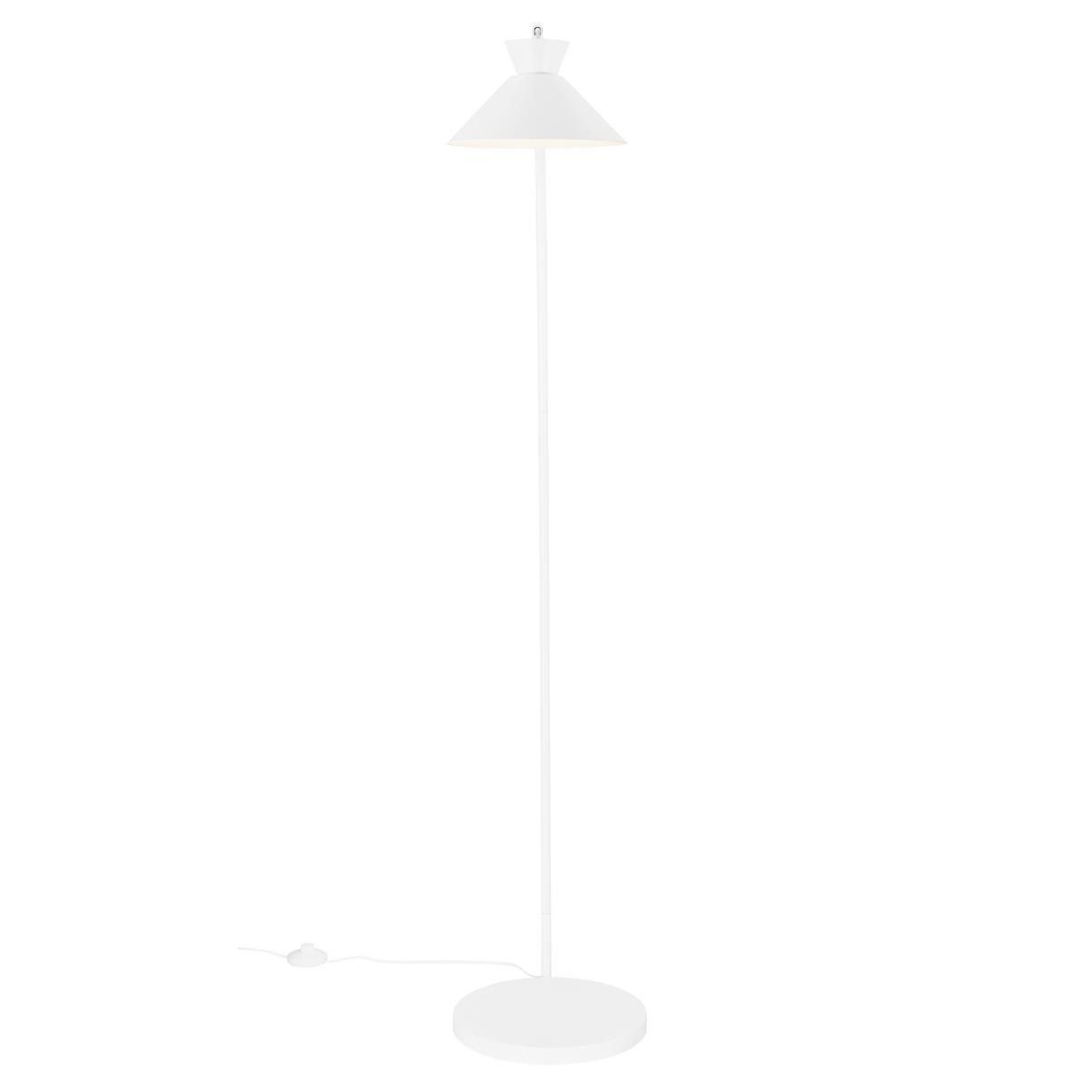 Stehleuchte Dial Weiß D: 25 cm - Weiß, Design, Metall (25/150cm) - Nordlux