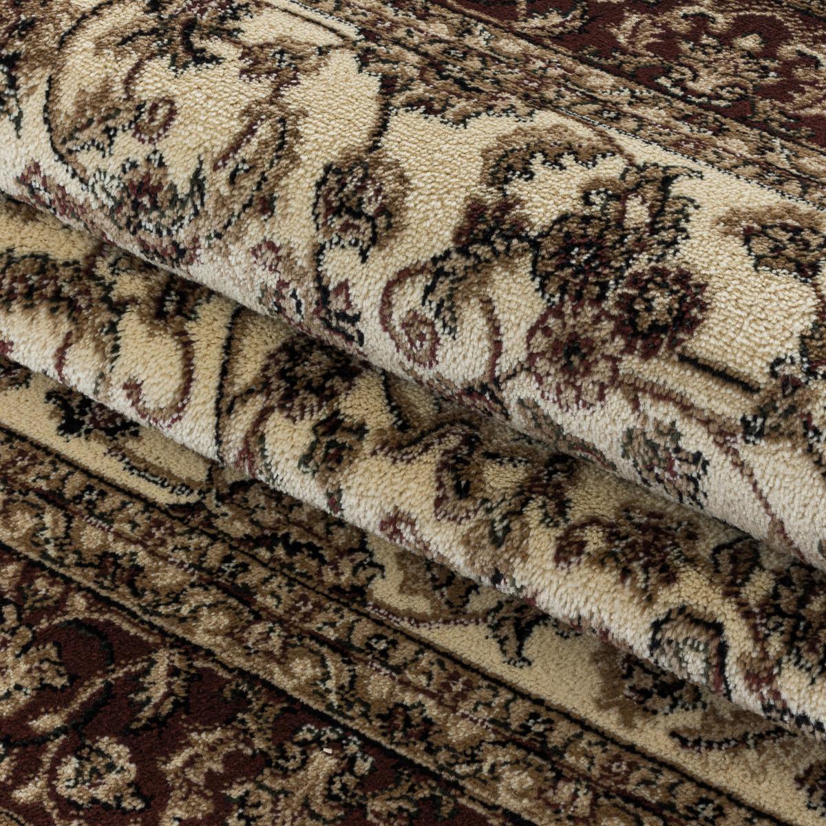 Orientalischer Webteppich Creme/Rot Kashmir 240x340 cm - Creme, LIFESTYLE, Textil (240/340cm)