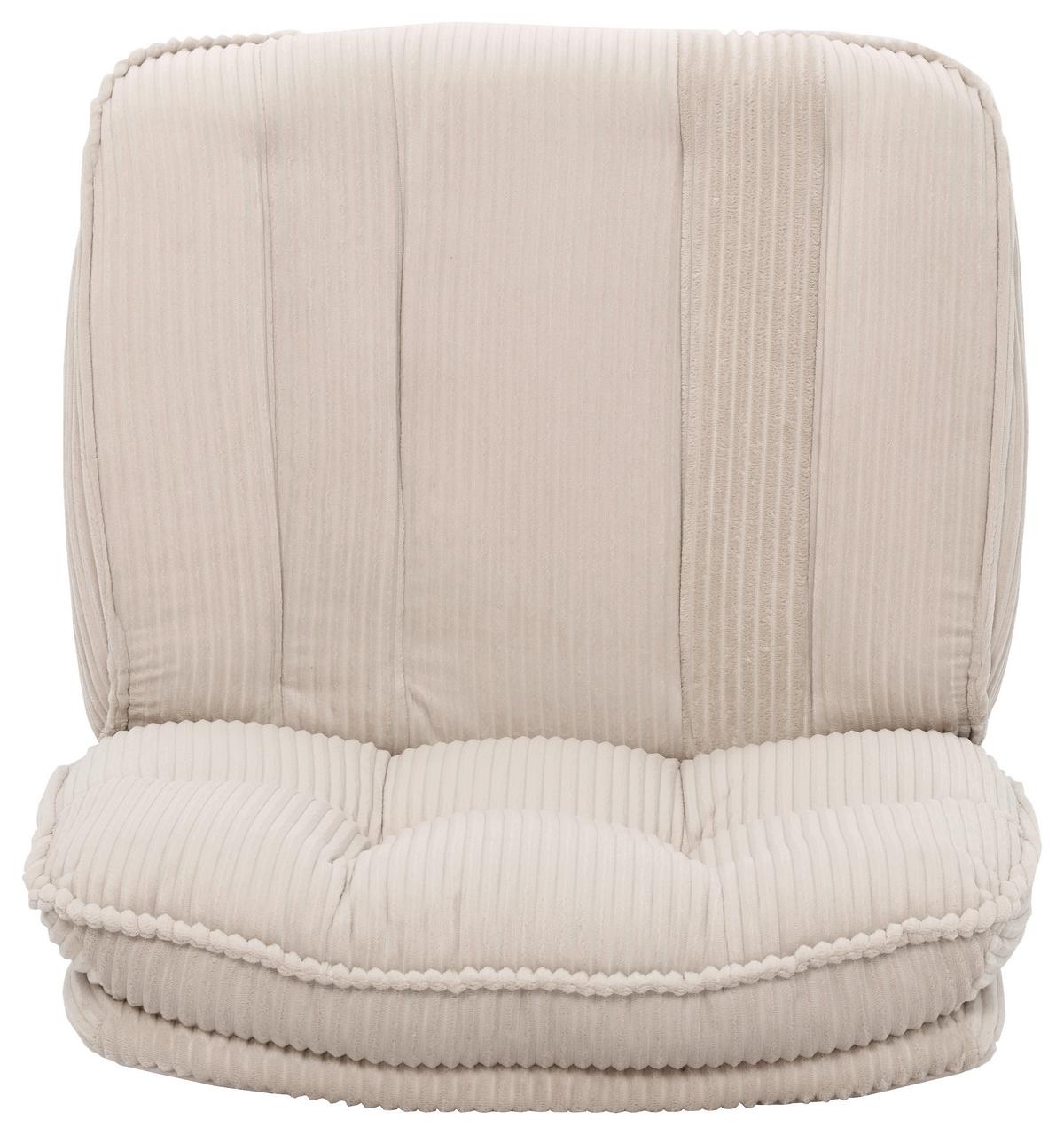Drehstuhl Ahrhus Beige B: 67 cm - Beige/Schwarz, MODERN, Holz/Kunststoff (67/84.5-92.5/73,5cm) - Livetastic
