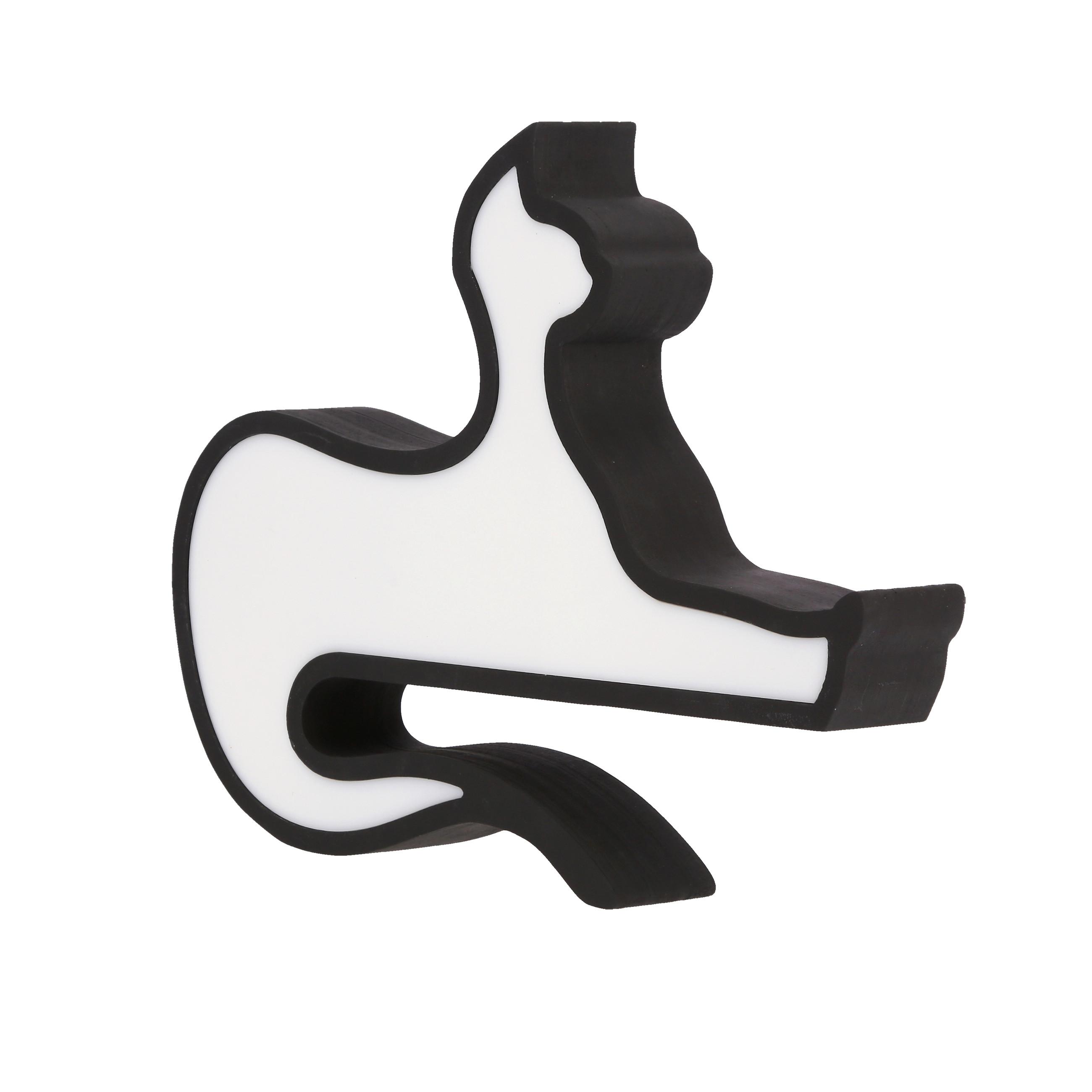 Kindertischleuchte 41-11817 Cat - Schwarz, Basics, Holzwerkstoff/Kunststoff (28.5/3.5/20.5cm)