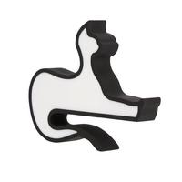 Kindertischleuchte 41-11817 Cat - Schwarz, Basics, Holzwerkstoff/Kunststoff (28.5/3.5/20.5cm)