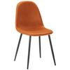 Stolička Lio - čierna/hrdzavá, Modern, kov/drevo (43/86/55cm) - Modern Living