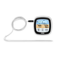 Bratenthermometer ADE Kunststoff - Schwarz/Grau, Basics, Kunststoff (7,7/7,7/2,7cm) - ADE