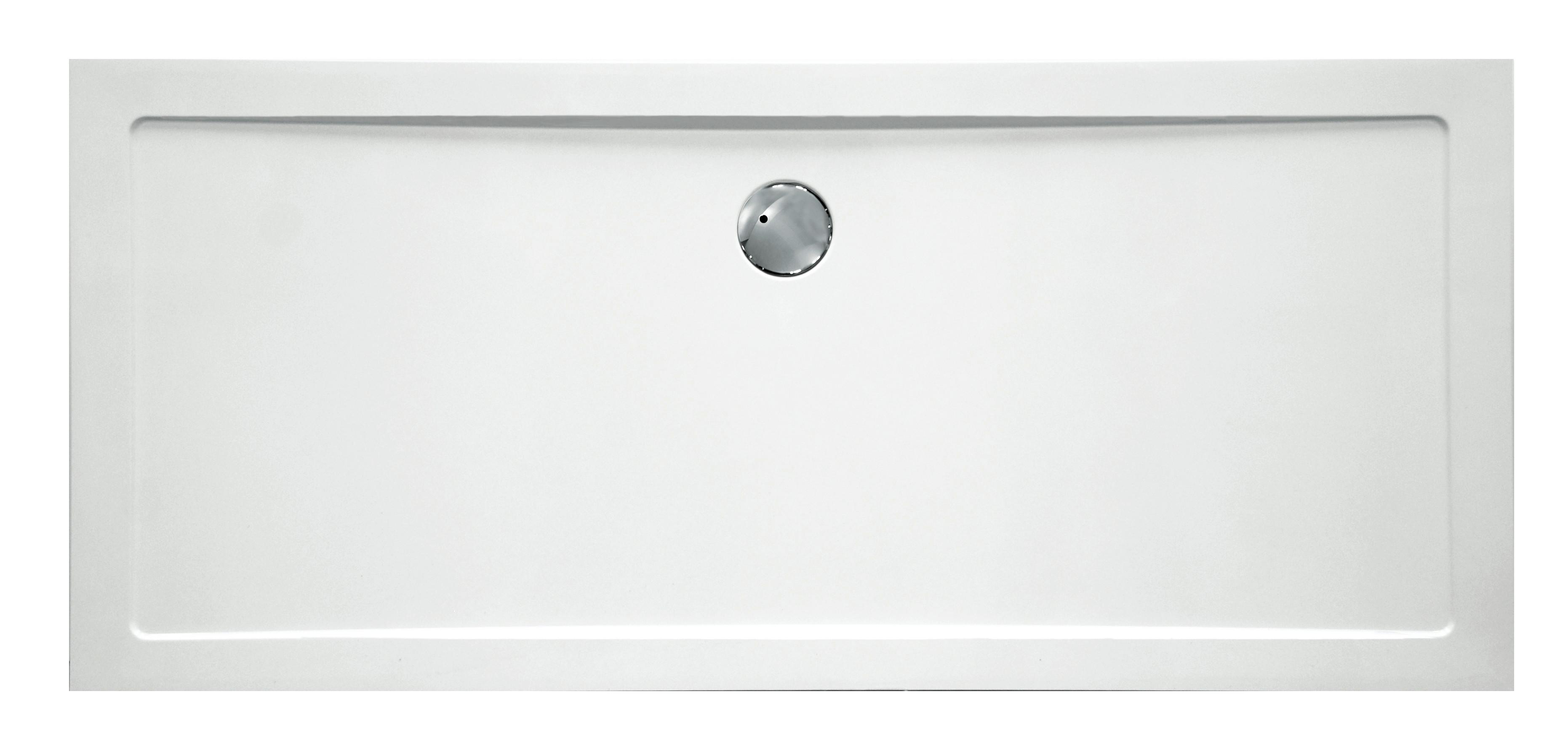 Duschtasse Smc Brausetasse - Weiß, KONVENTIONELL, Kunststoff (160/90/3,5cm) - Sanotechnik