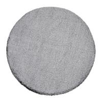 Szörme Szőnyeg Leni Átmérő Kb. 80cm - sötétszürke/szürke, Modern, textil (80cm) - Luca Bessoni