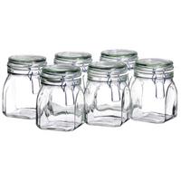 Einmachgläser 6er-Set Gothika Je ca. 750ml, Auslaufsicher - Transparent, Basics, Glas (750ml) - Mäser