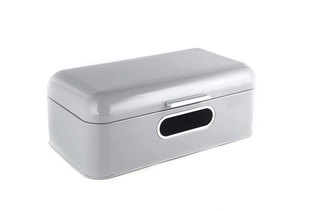 Brotkasten Gl-Bb-1018 - Grau, Basics, Metall (42/23/16,5cm) - Echtwerk