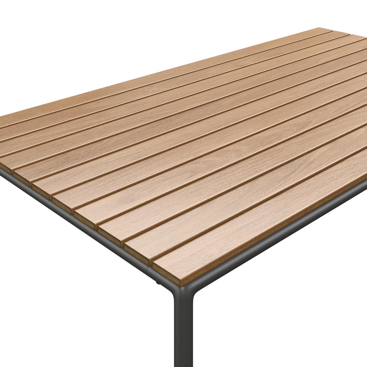 Loungegarnitur Amalfi - Beige/Gelb, MODERN, Holz/Kunststoff (120/40/65cm) - Beldano