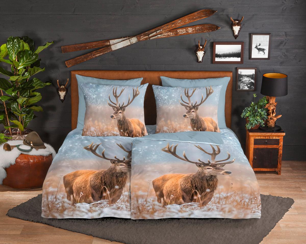 Wendebettwäsche Jolly Multicolor 155x220 Cm - Multicolor, Design, Textil (155/220cm)