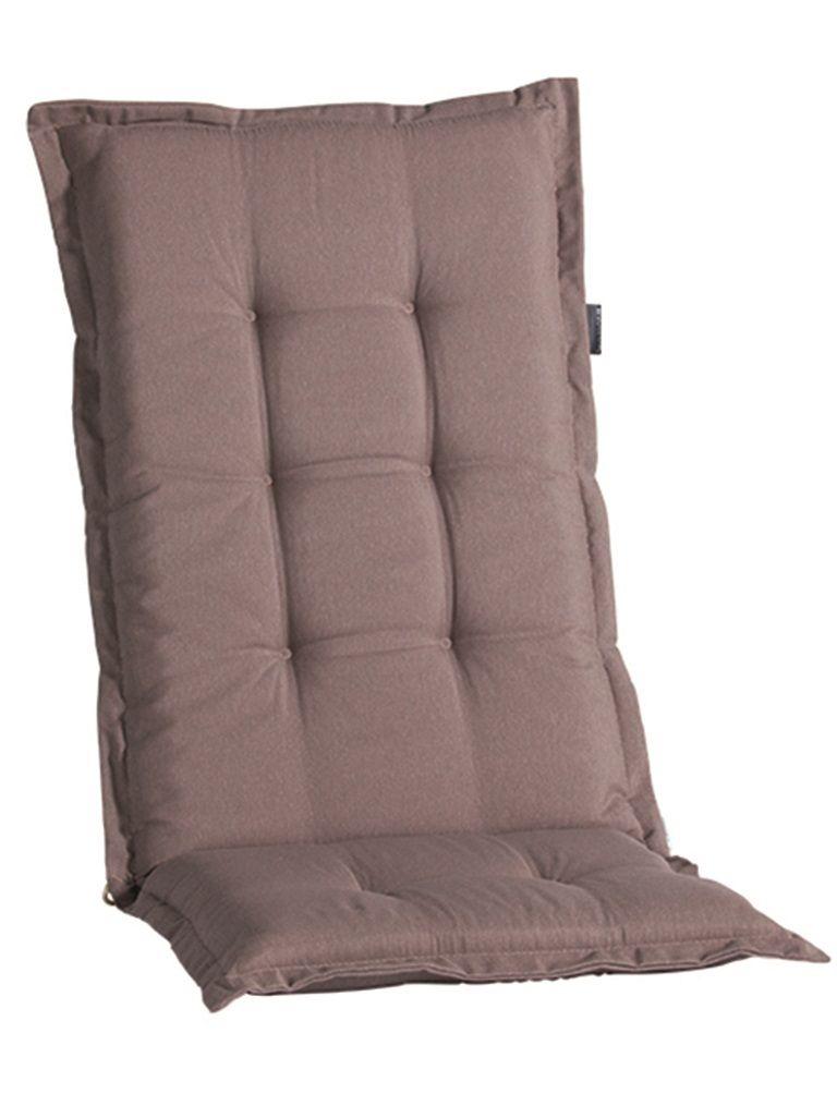 Hochlehner Auflage 4-tlg. 50x8x123cm Taupe - Taupe, KONVENTIONELL, Textil (50/8/123cm) - Ambia Garden