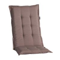 Hochlehner Auflage 4-tlg. 50x8x123cm Taupe - Taupe, KONVENTIONELL, Textil (50/8/123cm) - Ambia Garden