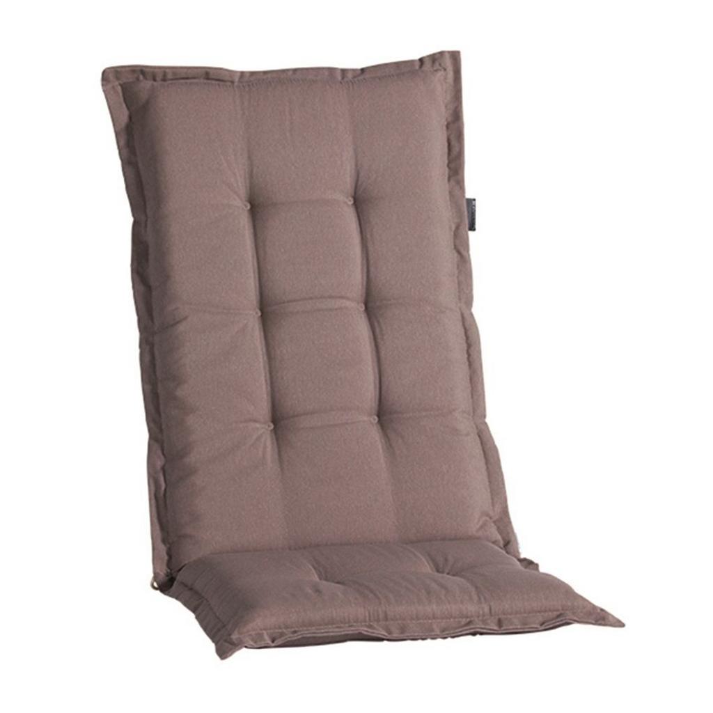 Hochlehner Auflage 4--Teilig. 50x8x123cm Taupe