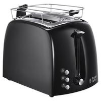 Toaster Textures Plus - Schwarz, Basics, Kunststoff/Metall (18,2/22,1/29,5cm) - Russell Hobbs
