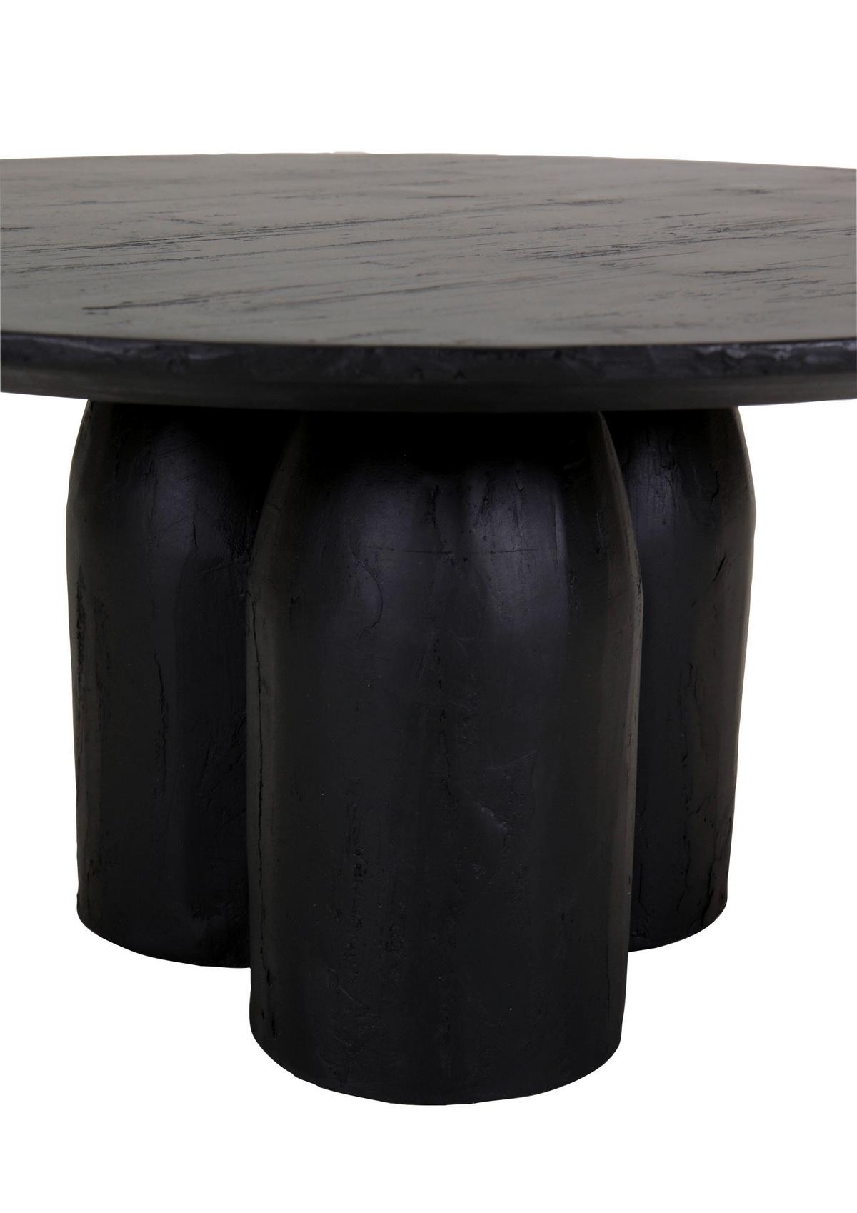 Jedálenský stôl PARIS 120 - čierna, Modern, kompozitné drevo (120/76cm) - Mömax