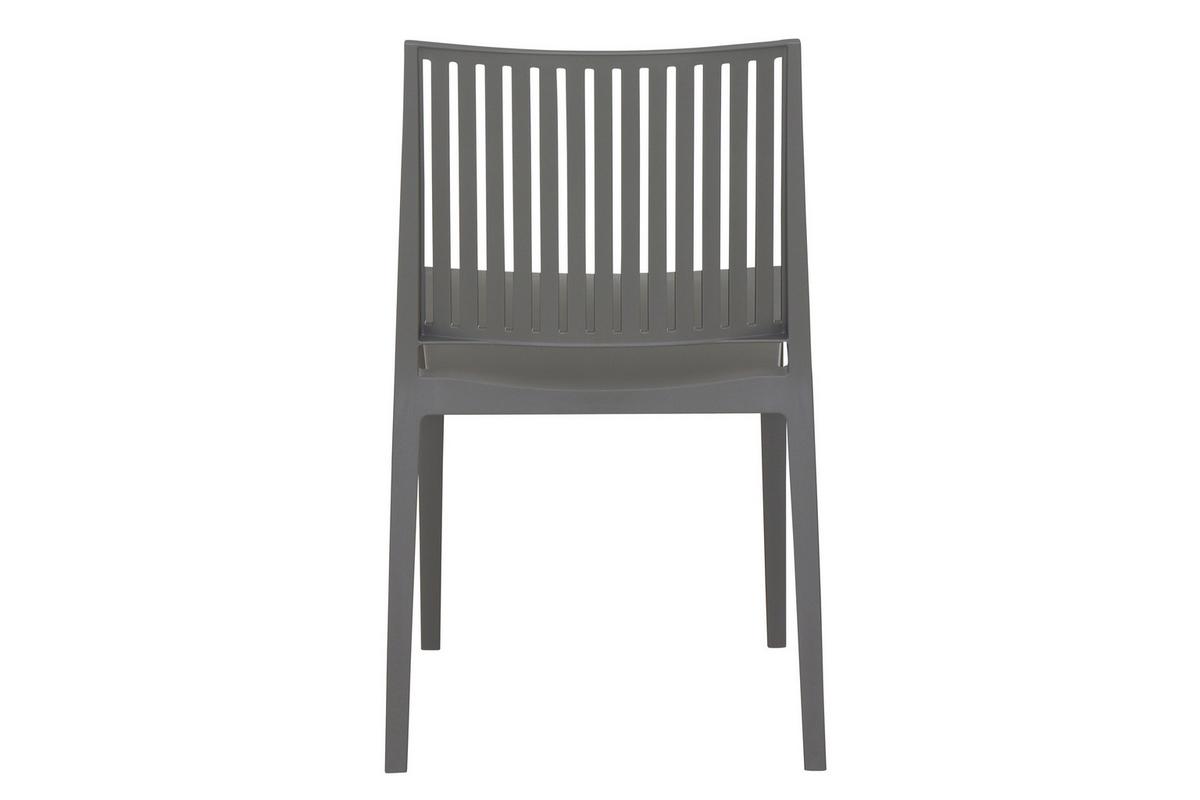 Stapelstuhl T20081 - Grau, Basics, Kunststoff (57/80/56cm) - Siena Garden