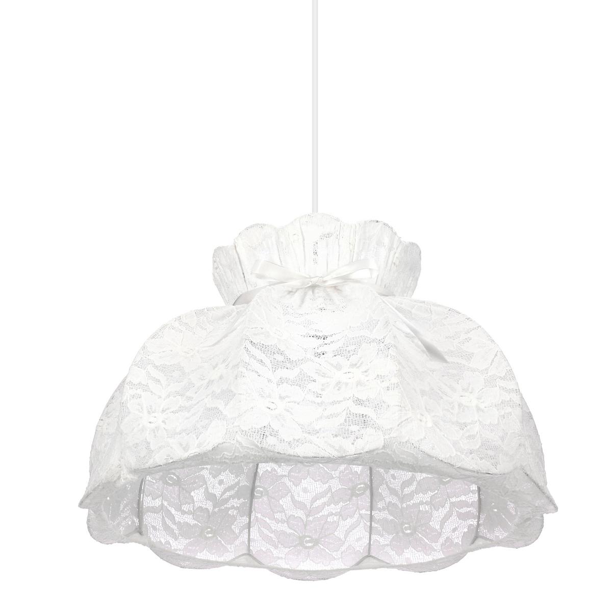 Pendelleuchte 31-39408 Rossini - Weiß, KONVENTIONELL, Textil/Metall (52/52/130cm)