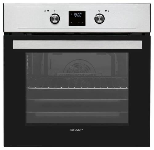 Einbau-Backofen K-61dx28im0-Eu Pyrolyse - Selbstreinigung - Edelstahlfarben/Schwarz, Basics (59,5/59,5/57,5cm) - Sharp